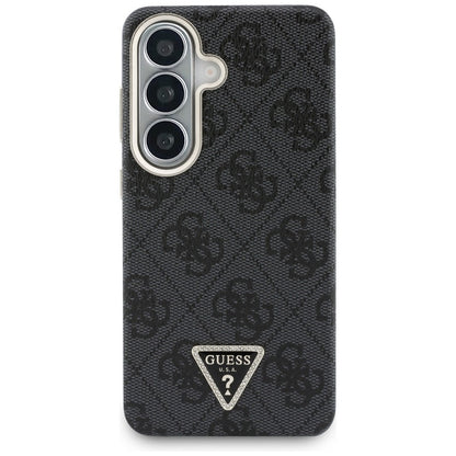 Θήκη MagSafe για Samsung Galaxy S26 S942, Guess, 4G Triangle Logo, Μαύρη