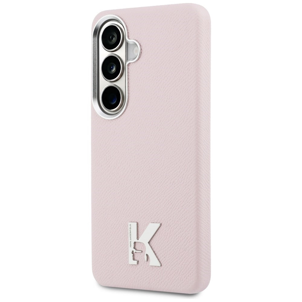 Θήκη MagSafe για Samsung Galaxy S26 S942, Karl Lagerfeld, Karl Head Logo, Ροζ