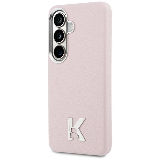Θήκη MagSafe για Samsung Galaxy S26 S942, Karl Lagerfeld, Karl Head Logo, Ροζ