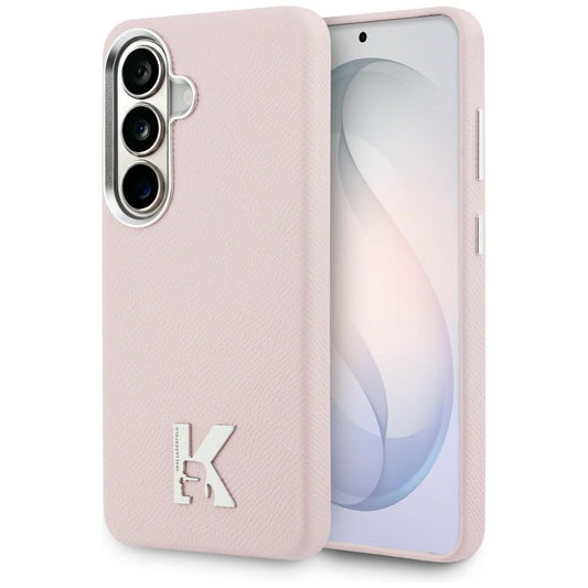 Θήκη MagSafe για Samsung Galaxy S26 S942, Karl Lagerfeld, Karl Head Logo, Ροζ