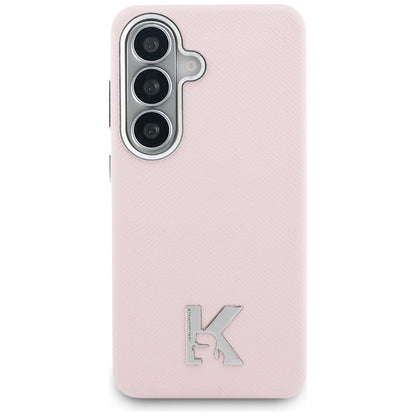 Θήκη MagSafe για Samsung Galaxy S26 S942, Karl Lagerfeld, Karl Head Logo, Ροζ