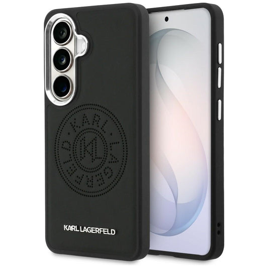 Θήκη MagSafe για Samsung Galaxy S26 S942, Karl Lagerfeld, Karl Round Point Logo, Μαύρη