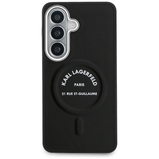 Θήκη MagSafe για Samsung Galaxy S26 S942, Karl Lagerfeld, Karl RSG Logo, Μαύρη