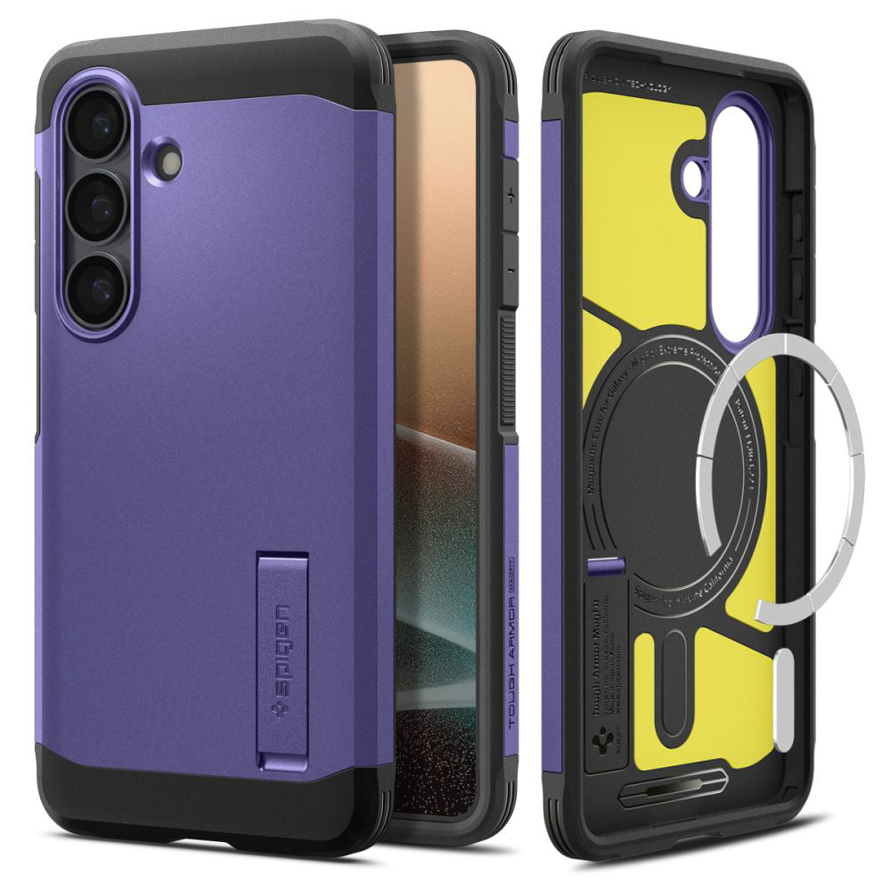 Θήκη MagSafe για Samsung Galaxy S26 S942, Spigen, Tough Armor, Μωβ ACS11221