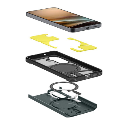 Θήκη MagSafe για Samsung Galaxy S26 S942, Spigen, Tough Armor, Πράσινο ACS10740