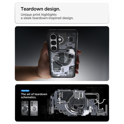 MagSafe Case for Samsung Galaxy S26 S942, Spigen, Ultra Hybrid Zero One, Black ACS10736