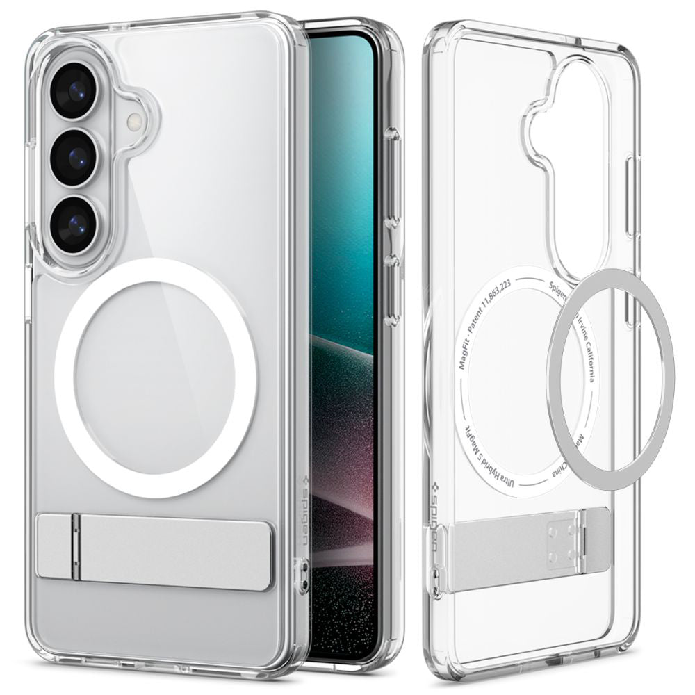 Θήκη MagSafe για Samsung Galaxy S26 S942, Spigen, Ultra Hybrid S, Διάφανη Λευκή ACS11061