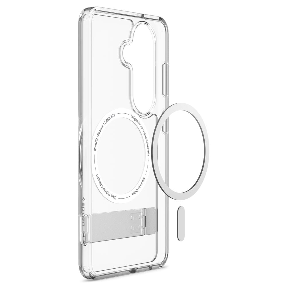 Θήκη MagSafe για Samsung Galaxy S26 S942, Spigen, Ultra Hybrid S, Διάφανη Λευκή ACS11061