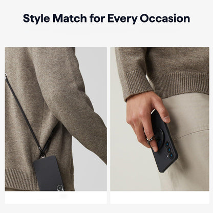 Θήκη MagSafe για Samsung Galaxy S26 S942, Techsuit, Αραμιδική Ίνα, Μαύρη