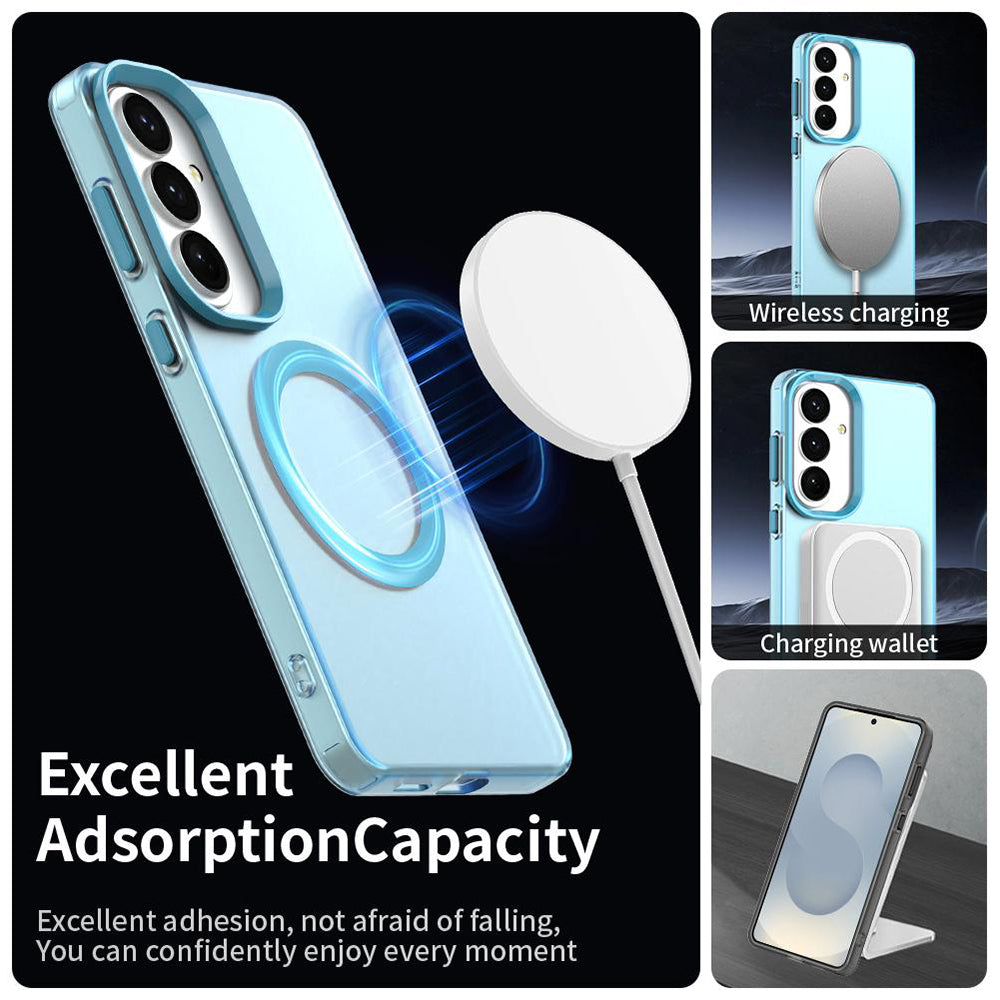 Θήκη MagSafe για Samsung Galaxy S26 S942, Techsuit, CandyCase, Μπλε