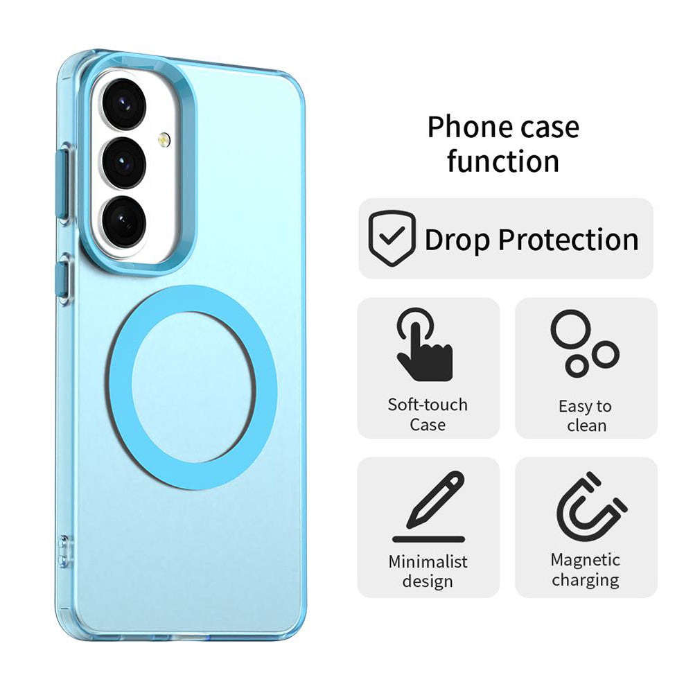 Θήκη MagSafe για Samsung Galaxy S26 S942, Techsuit, CandyCase, Μπλε