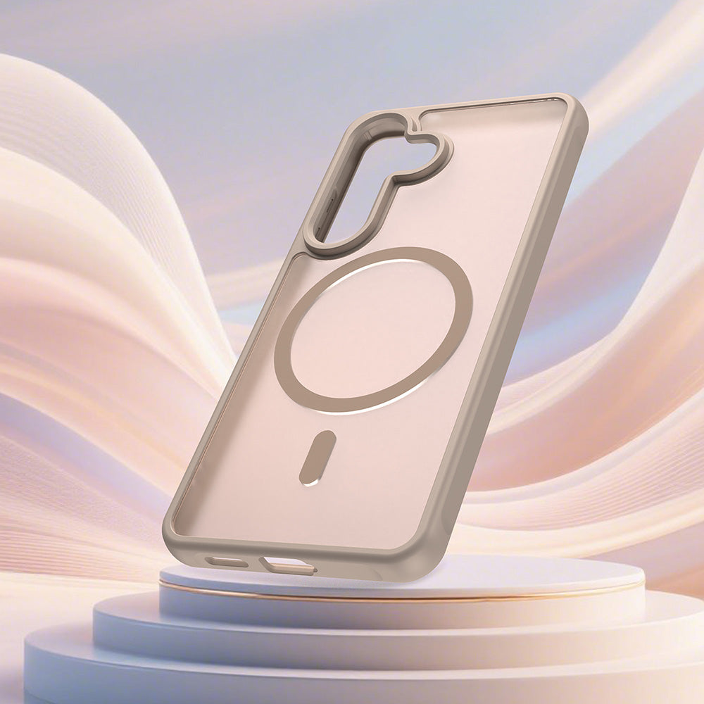 Θήκη MagSafe για Samsung Galaxy S26, Techsuit, HaloFrost II, Χρυσή