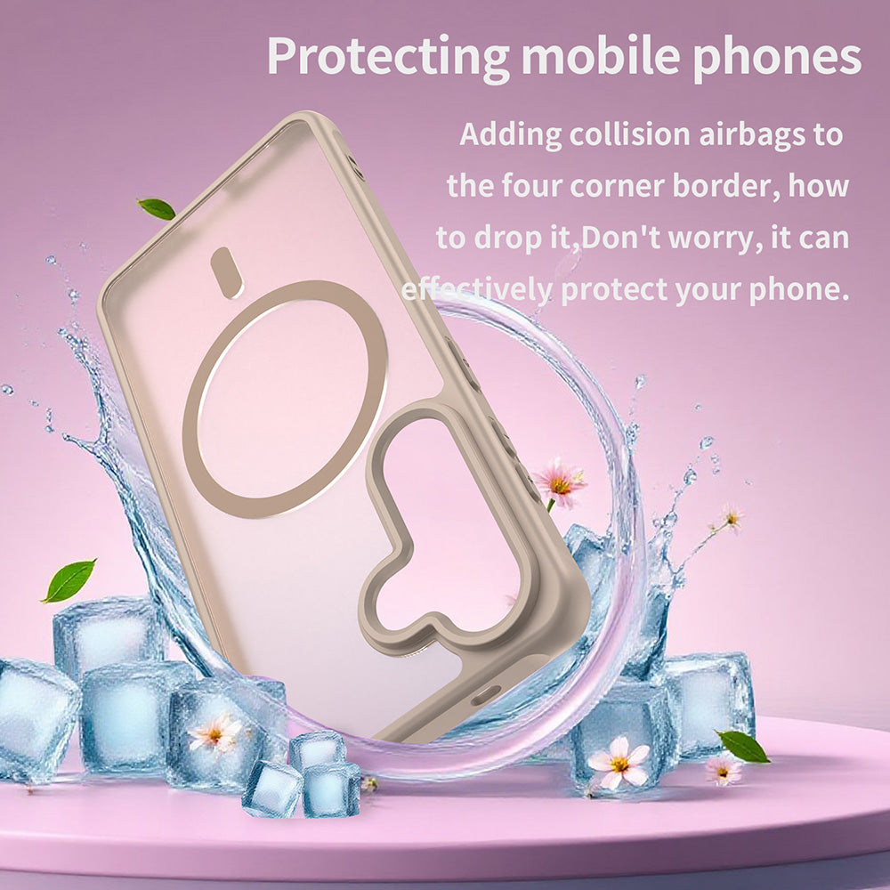 Θήκη MagSafe για Samsung Galaxy S26, Techsuit, HaloFrost II, Χρυσή