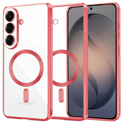 Θήκη MagSafe για Samsung Galaxy S26 S942, Techsuit, Luxury Crystal, Ροζ