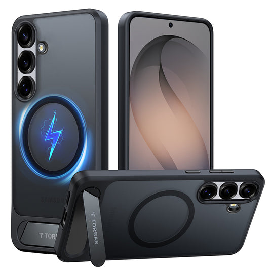 Θήκη MagSafe για Samsung Galaxy S26, Torras, Pstand, Μαύρη