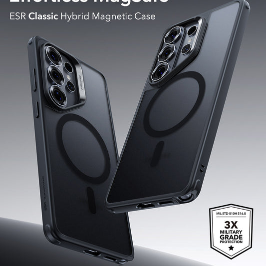 Θήκη MagSafe για Samsung Galaxy S26 Ultra, ESR, Classic Hybrid, Ματ Μαύρη