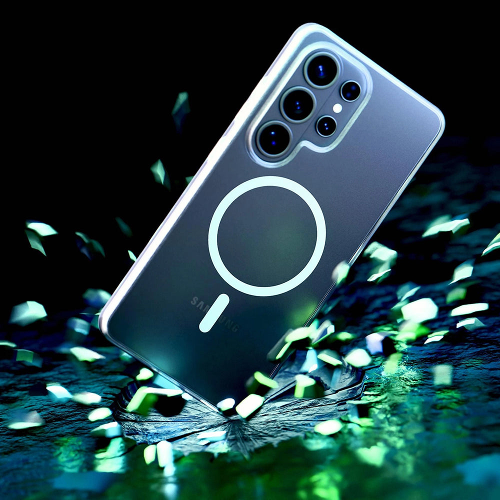 Θήκη MagSafe για Samsung Galaxy S26 Ultra S948, 3MK, Clear MagCase, Διαφανής