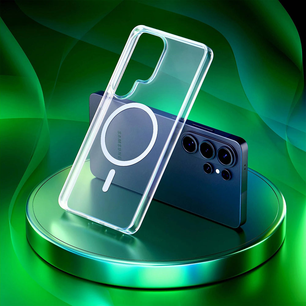 Θήκη MagSafe για Samsung Galaxy S26 Ultra S948, 3MK, Clear MagCase, Διαφανής
