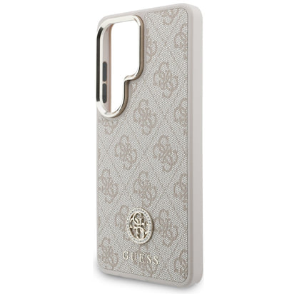 Θήκη MagSafe για Samsung Galaxy S26 Ultra S948, GUESS, 4G Big Rhinestone Triangle Strap, Ροζ