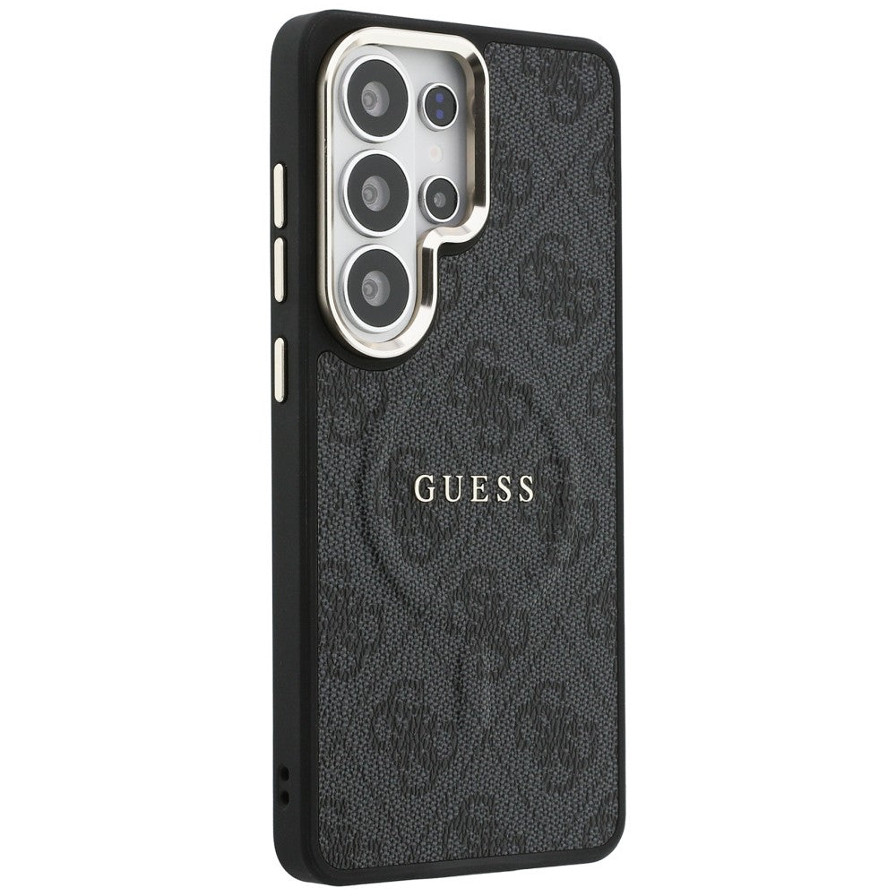 Θήκη MagSafe για Samsung Galaxy S26 Ultra S948, Guess, 4G Embossed Ring, Μαύρη