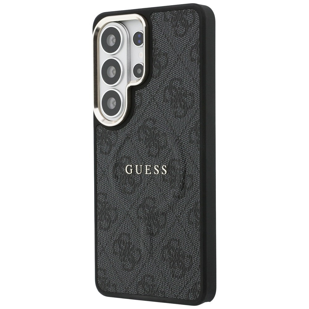 Θήκη MagSafe για Samsung Galaxy S26 Ultra S948, Guess, 4G Embossed Ring, Μαύρη