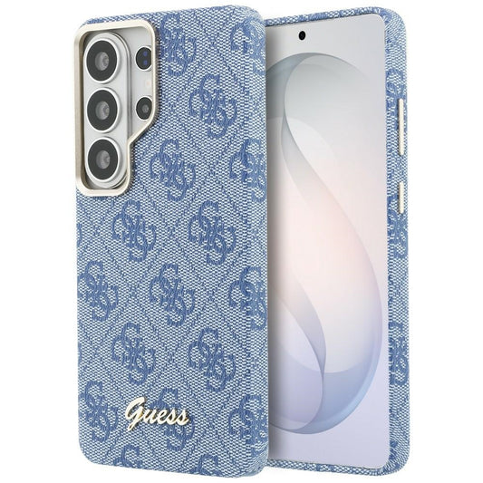 Θήκη MagSafe για Samsung Galaxy S26 Ultra S948, Guess, 4G Script Logo, Μπλε