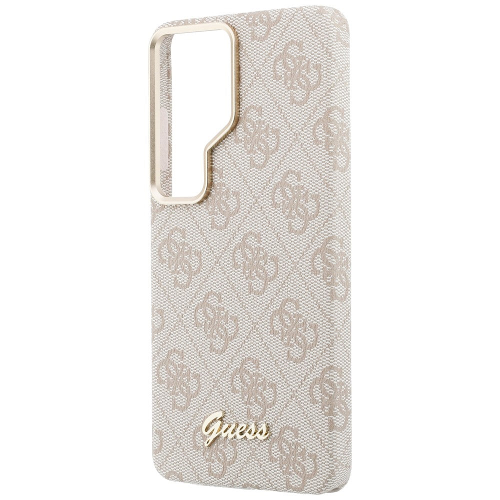 Θήκη MagSafe για Samsung Galaxy S26 Ultra S948, Guess, 4G Script Logo, Ροζ