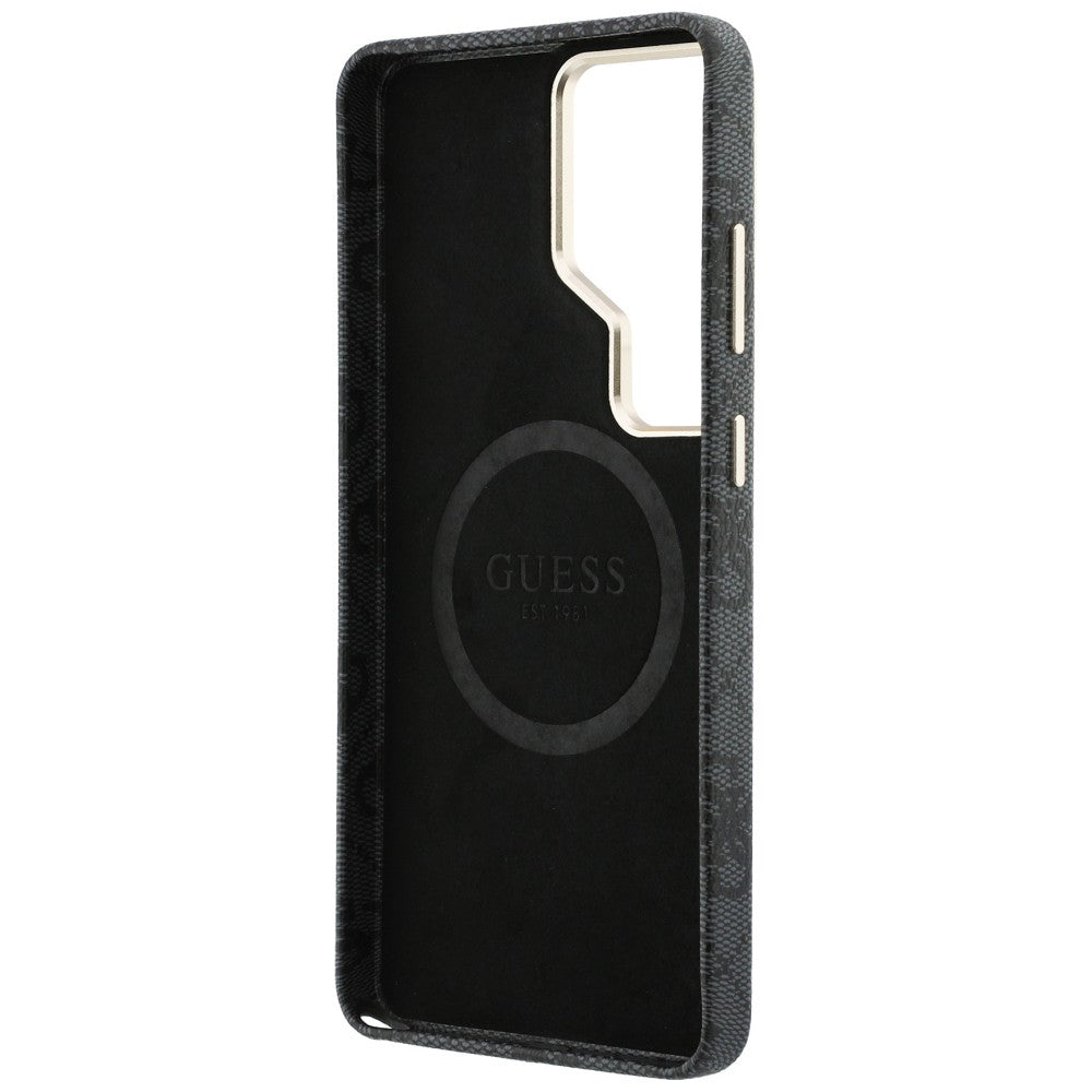Θήκη MagSafe για Samsung Galaxy S26 Ultra S948, Guess, 4G Triangle Logo, Μαύρη