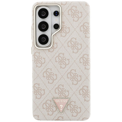 Θήκη MagSafe για Samsung Galaxy S26 Ultra S948, Guess, 4G Triangle Logo, Ροζ