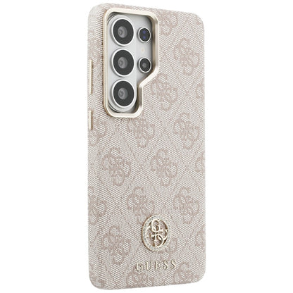 Θήκη MagSafe για Samsung Galaxy S26 Ultra S948, Guess, Rhinestone Round Logo, Ροζ