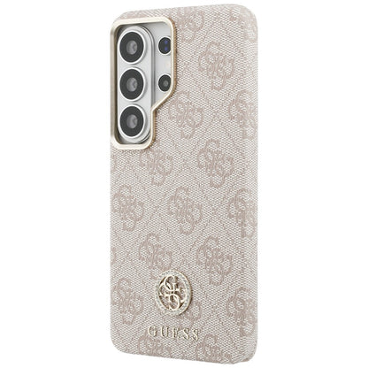 Θήκη MagSafe για Samsung Galaxy S26 Ultra S948, Guess, Rhinestone Round Logo, Ροζ
