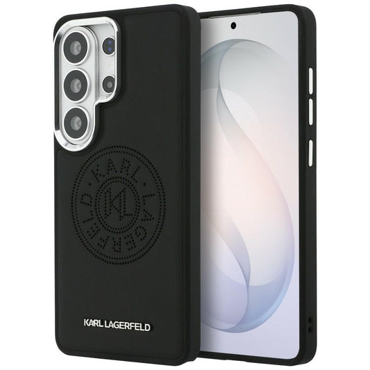 Θήκη MagSafe για Samsung Galaxy S26 Ultra S948, Karl Lagerfeld, Karl Round Point Logo, Μαύρη