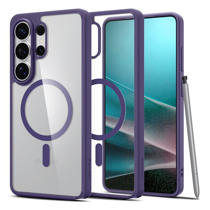 Θήκη MagSafe για Samsung Galaxy S26 Ultra S948, Spigen, Ultra Hybrid, Σκούρο Μωβ ACS11208