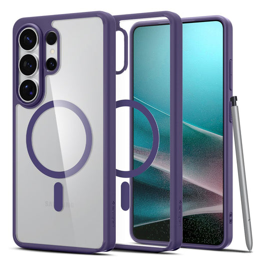 Θήκη MagSafe για Samsung Galaxy S26 Ultra S948, Spigen, Ultra Hybrid, Σκούρο Μωβ ACS11208