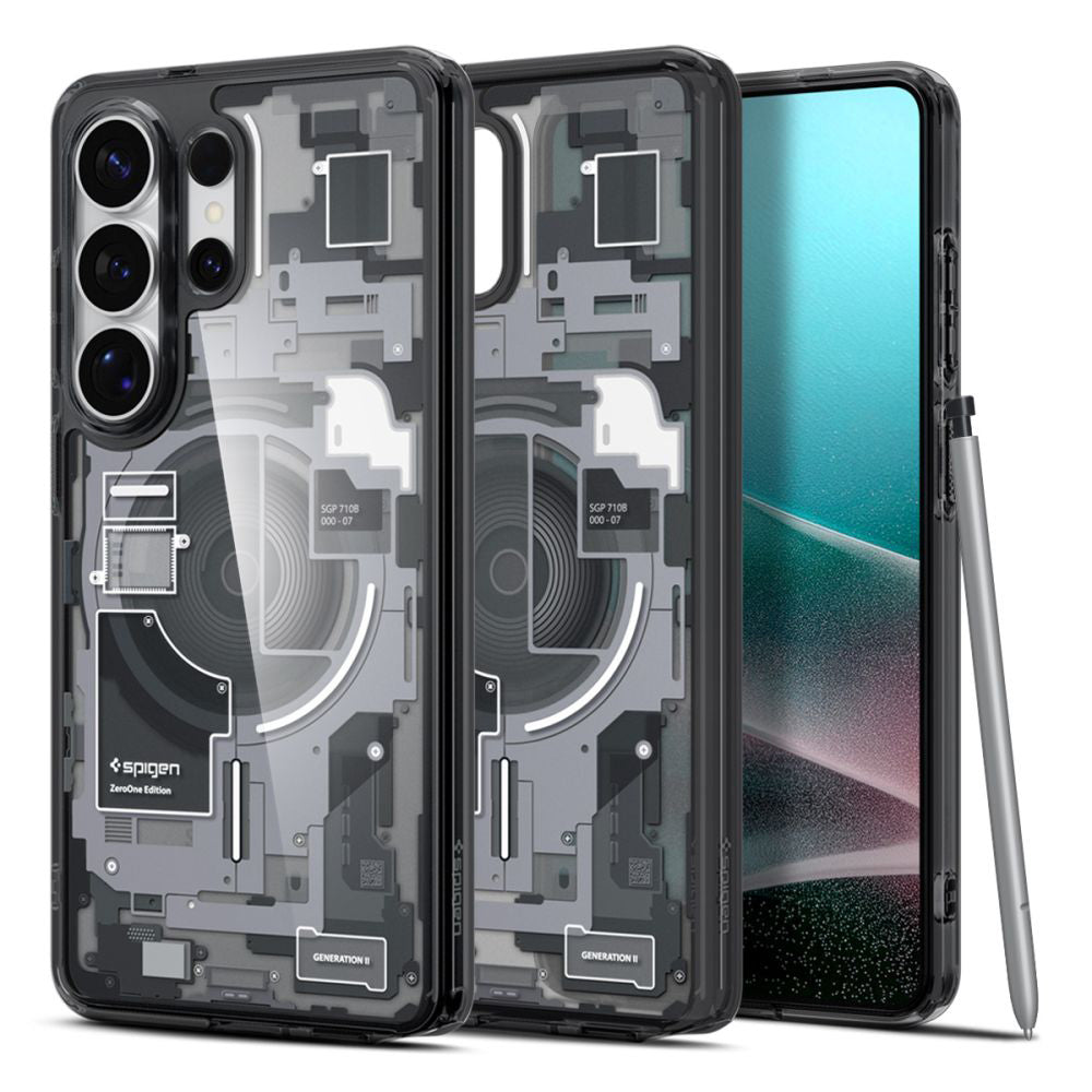 Θήκη MagSafe για Samsung Galaxy S26 Ultra S948, Spigen, Ultra Hybrid Zero One, Μαύρη ACS10682