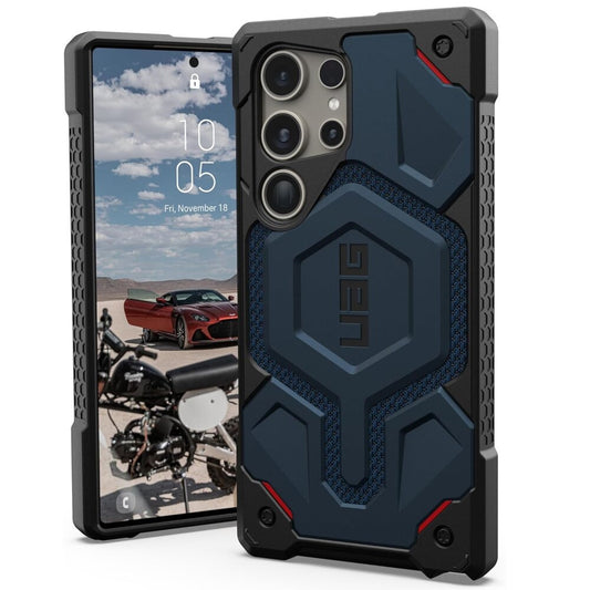 Θήκη MagSafe για Samsung Galaxy S26 Ultra S948, Urban Armor Gear, Monarch Pro Kevlar, Σκούρο μπλε