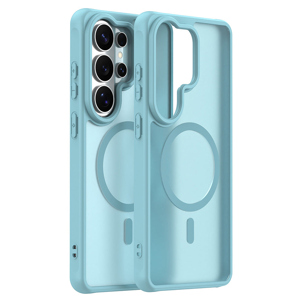 Θήκη MagSafe για Samsung Galaxy S26 Ultra S948, Techsuit, HaloFrost II, Ανοιχτό Πράσινο