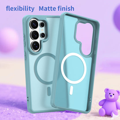 Θήκη MagSafe για Samsung Galaxy S26 Ultra S948, Techsuit, HaloFrost II, Ανοιχτό Πράσινο