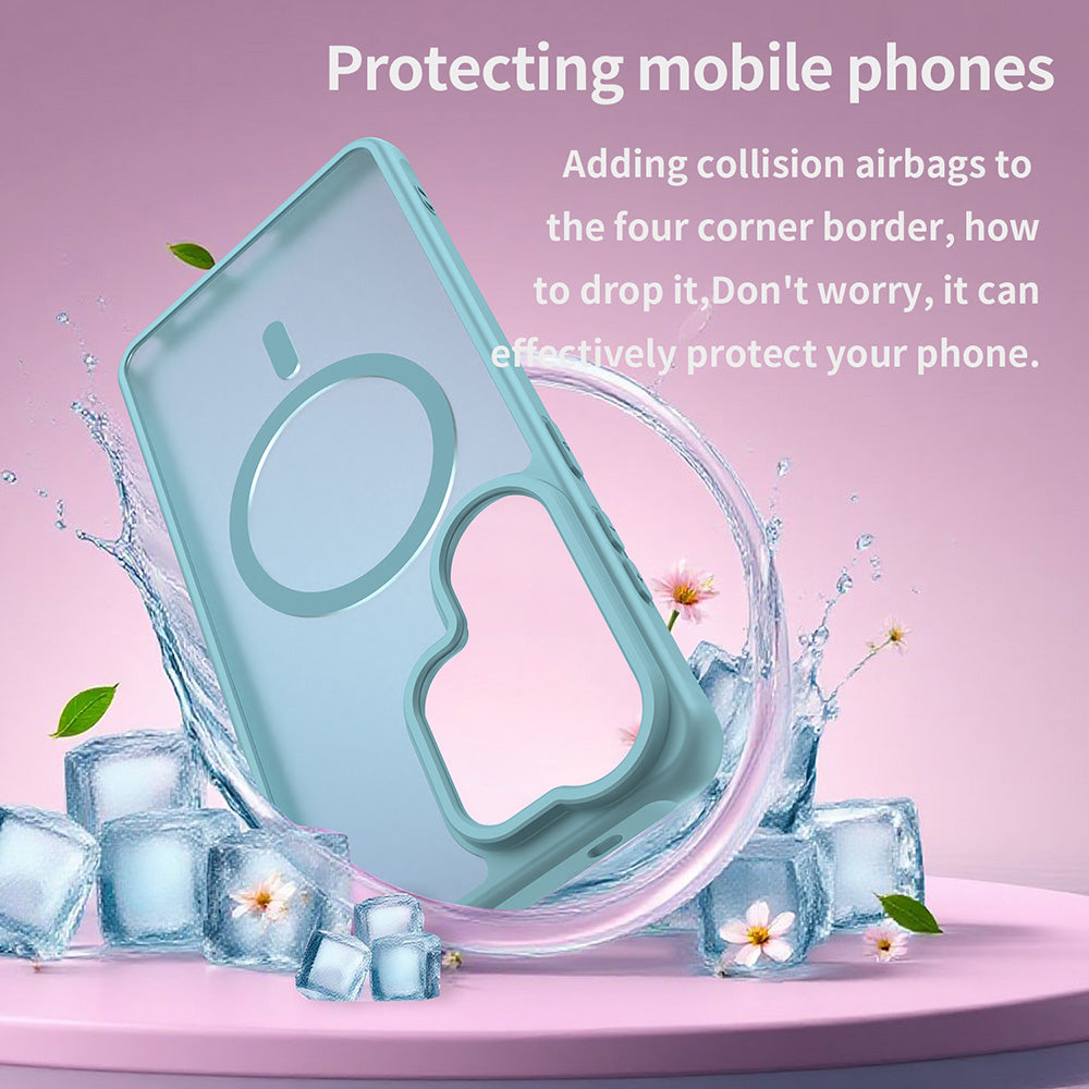 Θήκη MagSafe για Samsung Galaxy S26 Ultra S948, Techsuit, HaloFrost II, Ανοιχτό Πράσινο