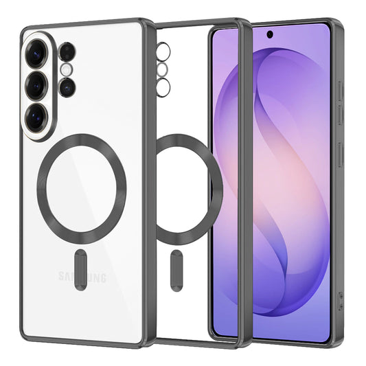 Θήκη MagSafe για Samsung Galaxy S26 Ultra, Techsuit, Luxury Crystal, Μαύρη