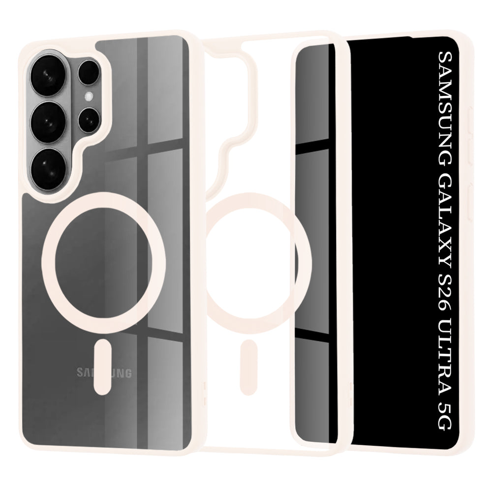 Θήκη MagSafe για Samsung Galaxy S26 Ultra, Techsuit, Pro, Ροζ