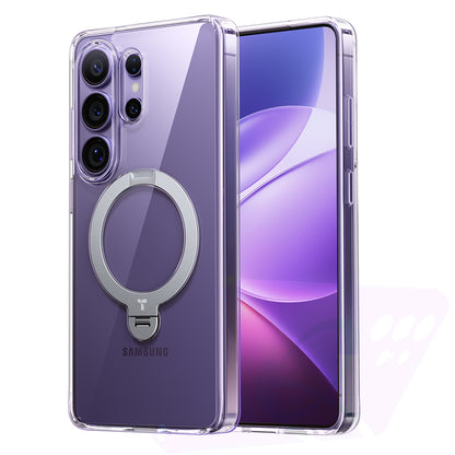 MagSafe Case for Samsung Galaxy S26 Ultra, Torras, Ostand Spin, Transparent