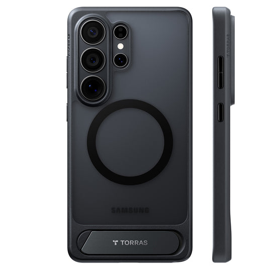 Θήκη MagSafe για Samsung Galaxy S26 Ultra, Torras, Pstand, Μαύρη