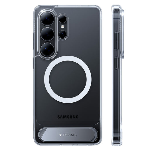 Θήκη MagSafe για Samsung Galaxy S26 Ultra, Torras, Pstand, Διαφανής