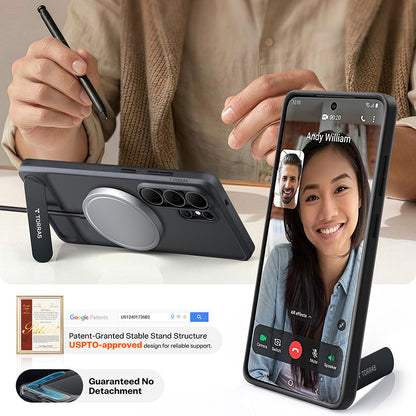 Θήκη MagSafe για Samsung Galaxy S26 Ultra, Torras, Pstand, Διαφανής