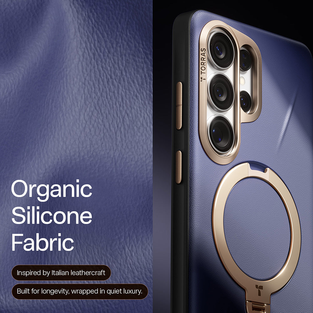 Θήκη MagSafe για Samsung Galaxy S26 Ultra, Torras, QPRO Leather, Μοβ