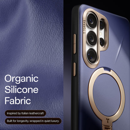 Θήκη MagSafe για Samsung Galaxy S26 Ultra, Torras, QPRO Leather, Μοβ