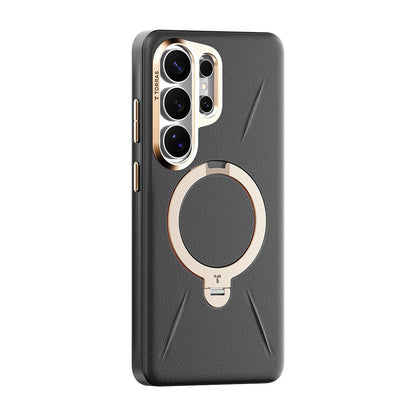 Θήκη MagSafe για Samsung Galaxy S26 Ultra, Torras, QPRO Leather, Μαύρη