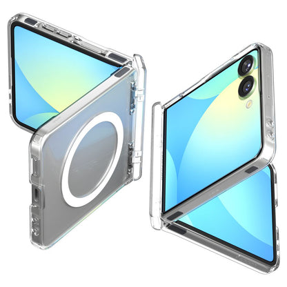 Θήκη MagSafe για Samsung Galaxy Z Flip7 F766, Spigen, Ultra Hybrid Pro, Διάφανη ACS09559