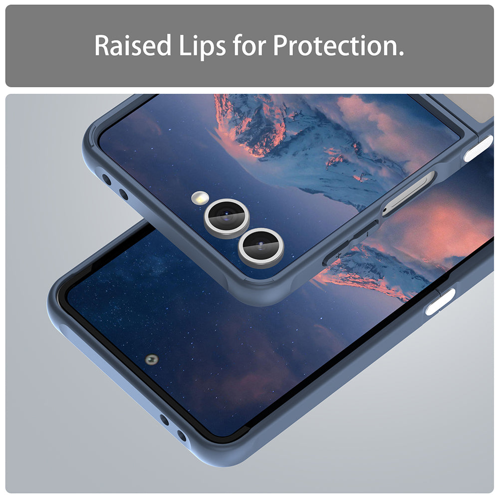Θήκη MagSafe για Samsung Galaxy Z Flip7 F766, Techsuit, HaloFrost II, Μπλε Σκούρο